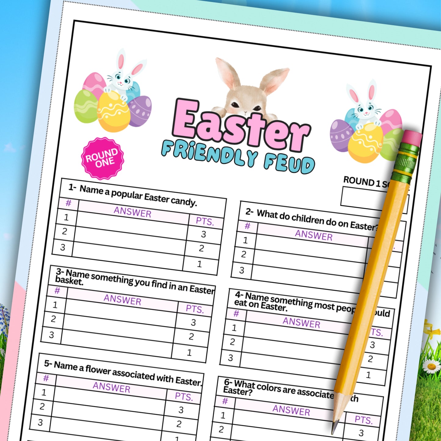 Easter Friendly Feud (3 Rounds)