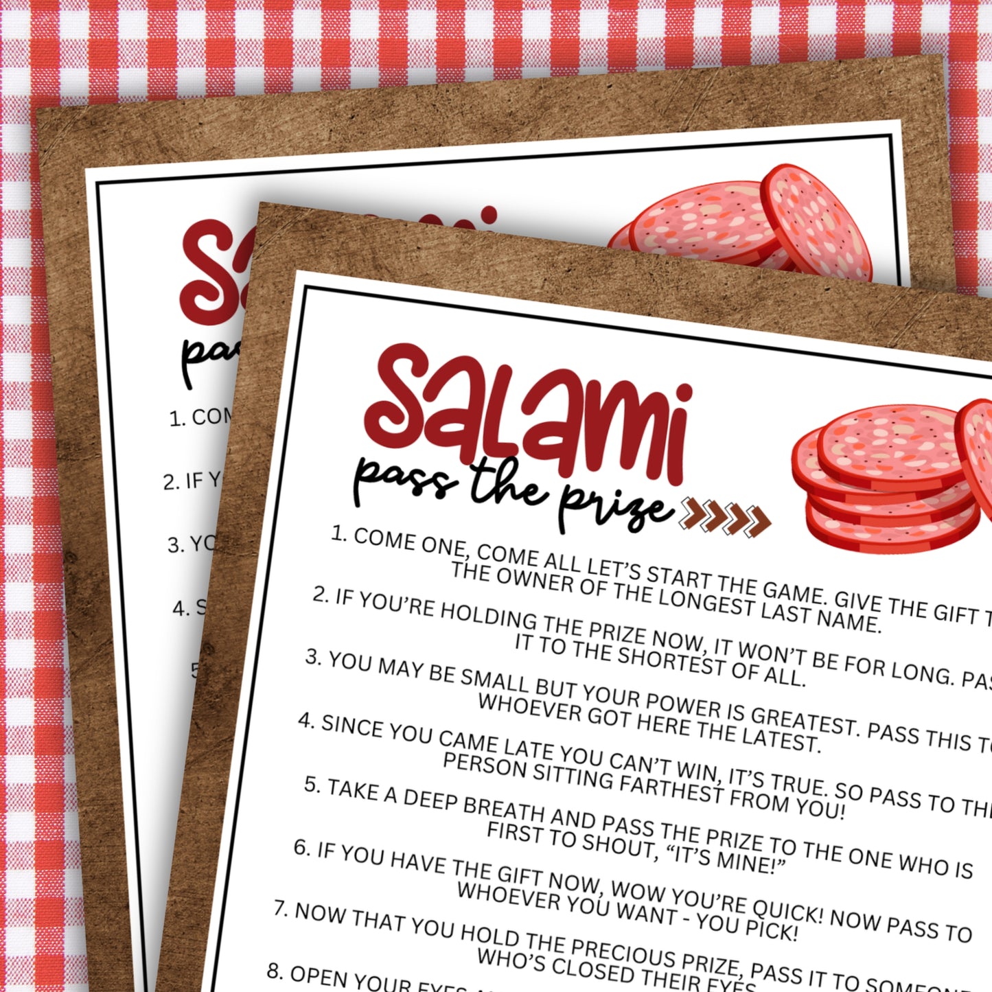Salami Pass the Prize