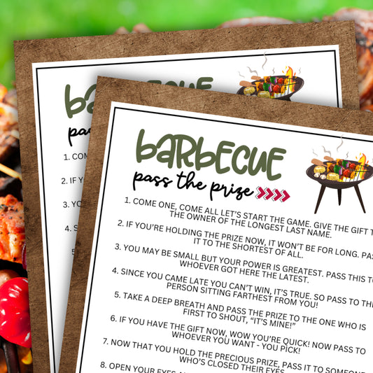 Barbecue Pass the Prize