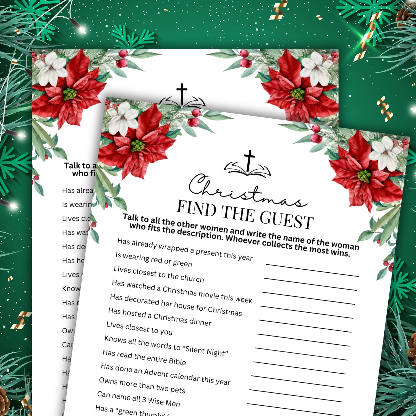Women's Ministry Christmas Find The Guest