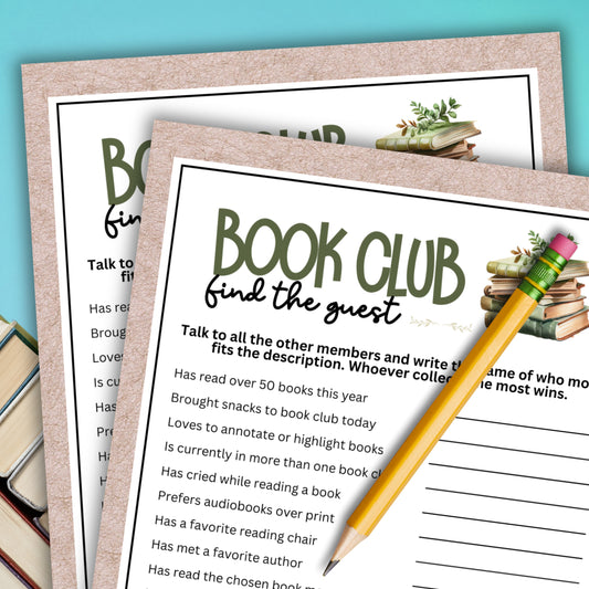 Book Club Find the Guest