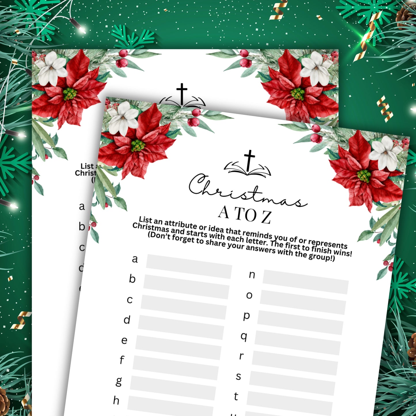 Women's Ministry Christmas A to Z Race