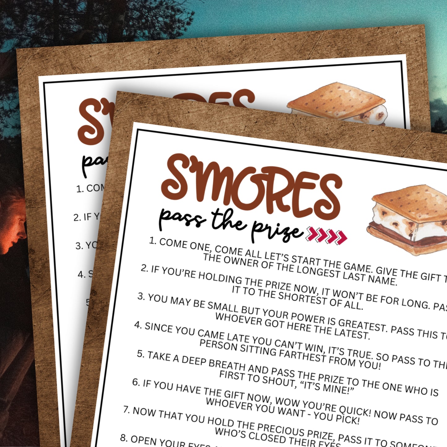 S'mores Pass the Prize