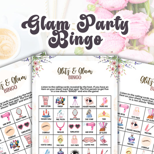 Glitz & Glam Party BINGO