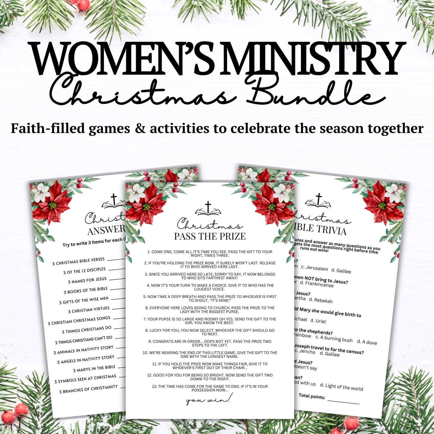 Women's Ministry Christmas Games MEGA Bundle