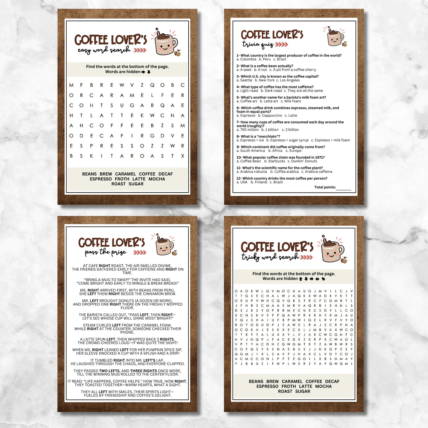 Coffee Games Bundle (4 Games)