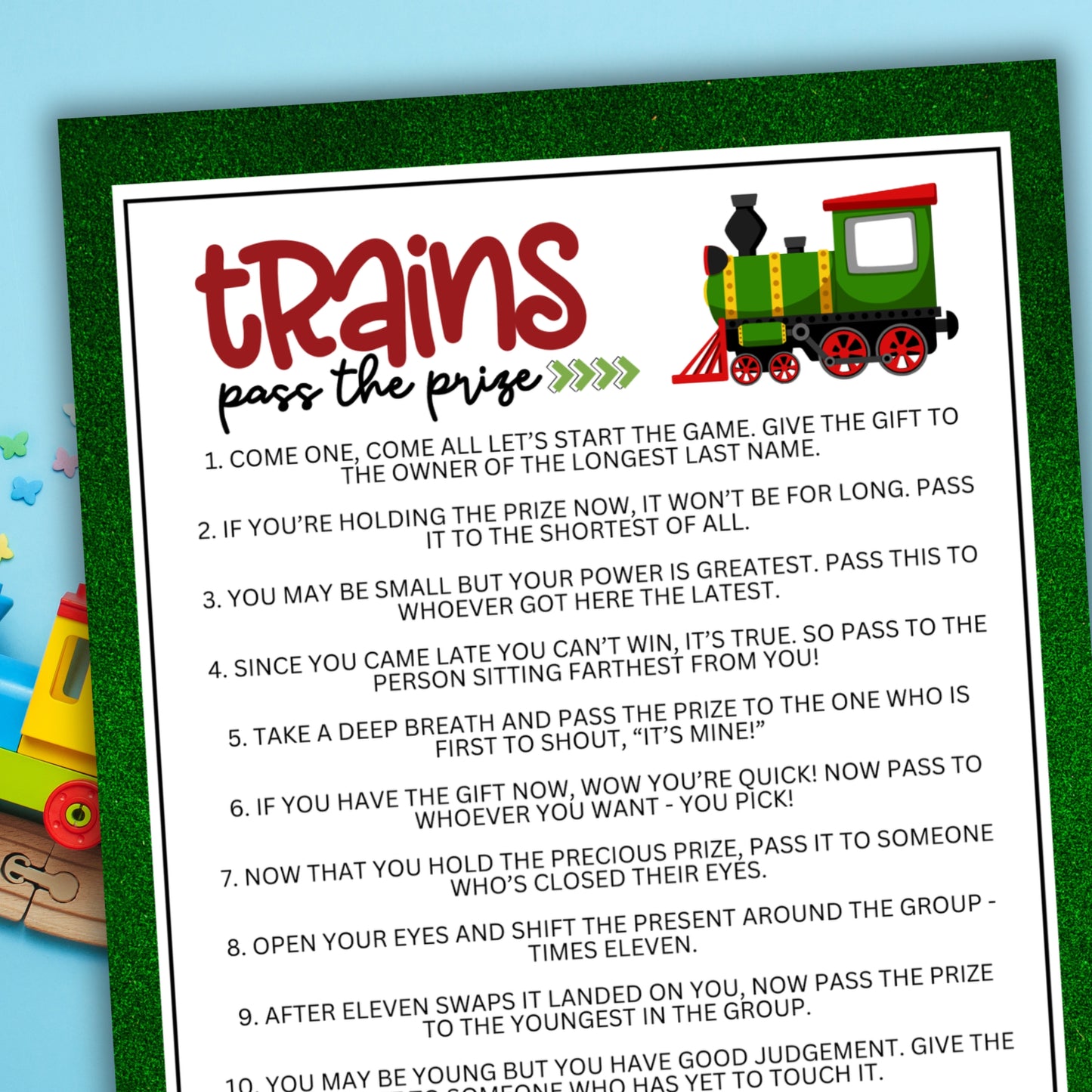 Trains Pass the Prize