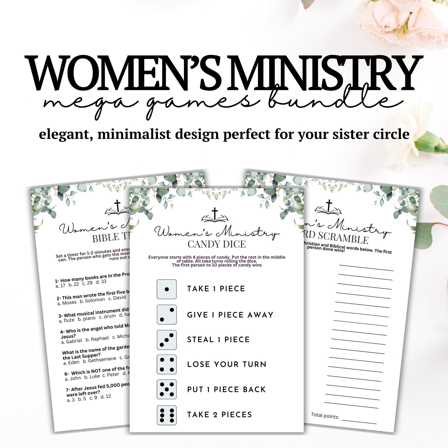 Green Floral Women's Ministry MEGA Bundle