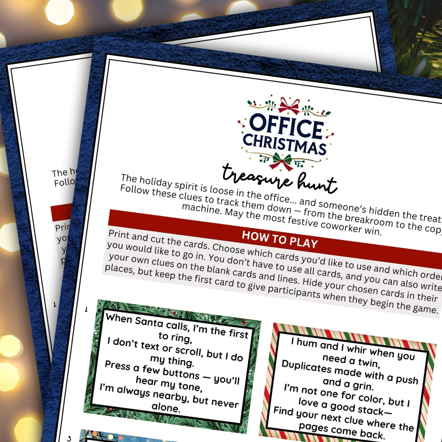 Office Christmas Party Treasure Hunt