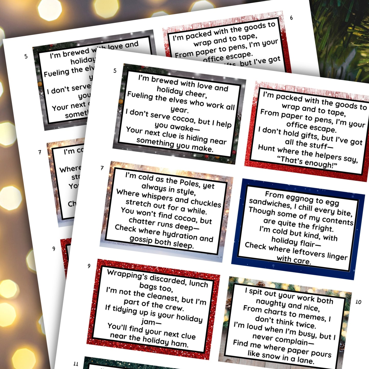 Office Christmas Party Treasure Hunt