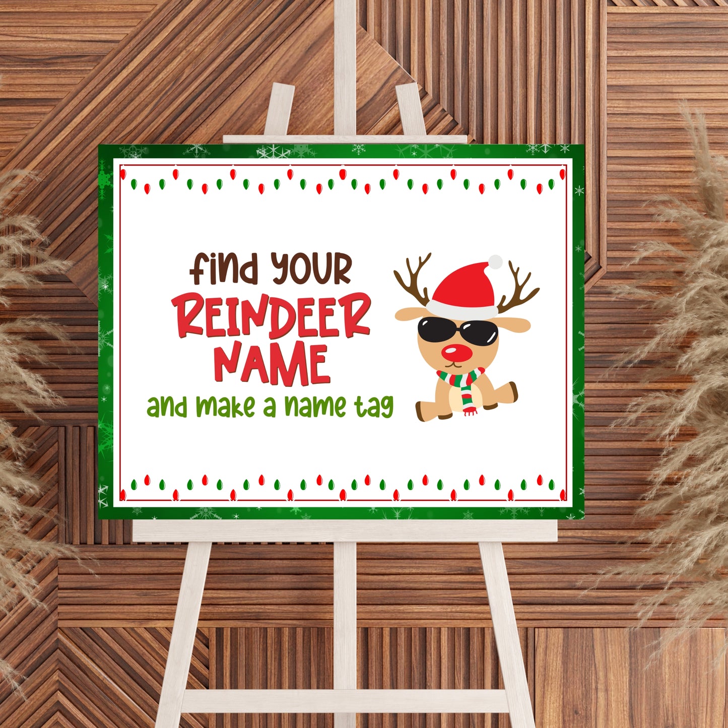 Whether you're hosting a Christmas party, setting up a fun activity for a holiday office party, or just looking to add a sprinkle of festive joy to any gathering, the "What's Your Reindeer Name?" game from Party Prints Press is the perfect addition to your holiday celebrations! Ideal for Christmas enthusiasts of all ages, this printable activity is a breeze to play.