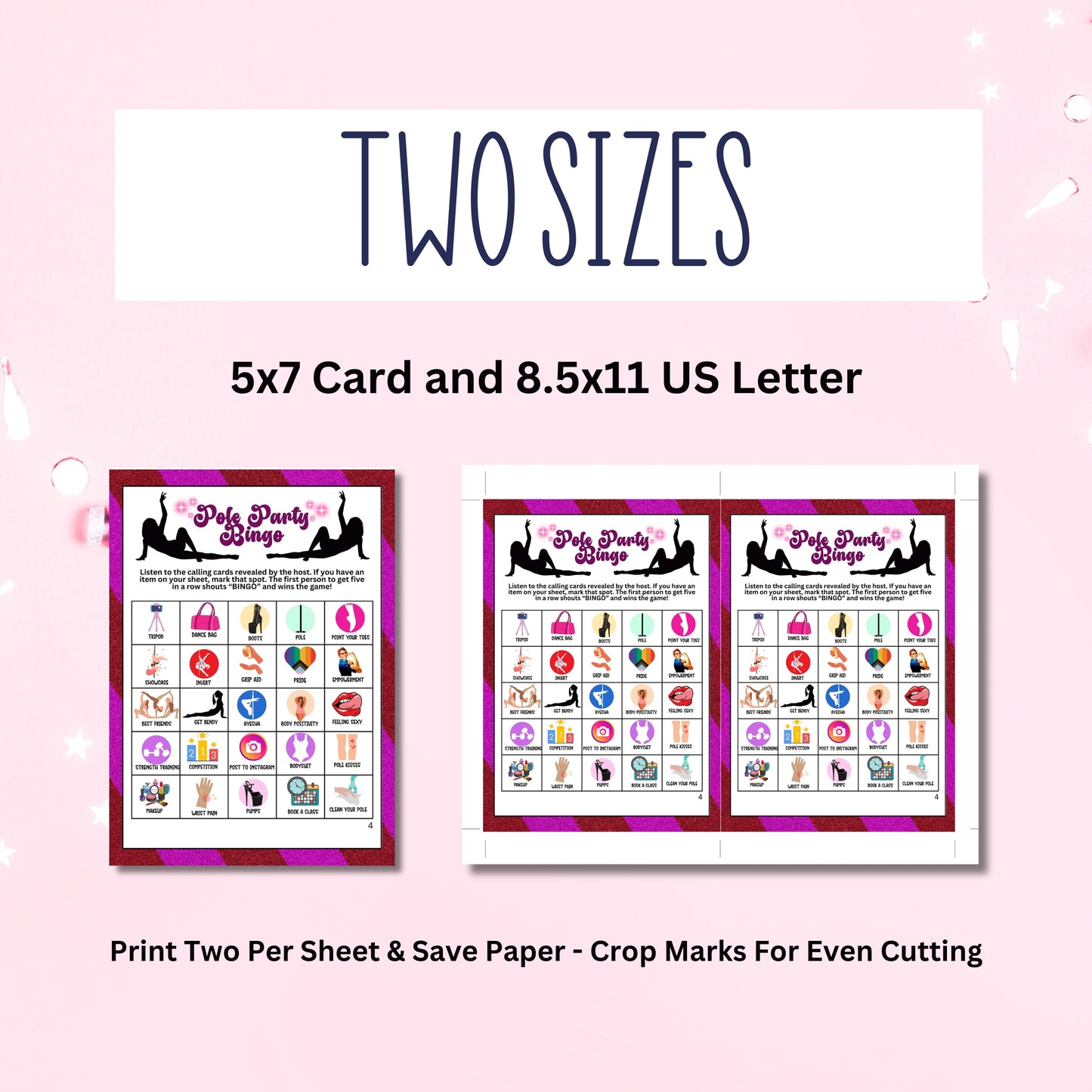 Pole Party BINGO (20 Cards)