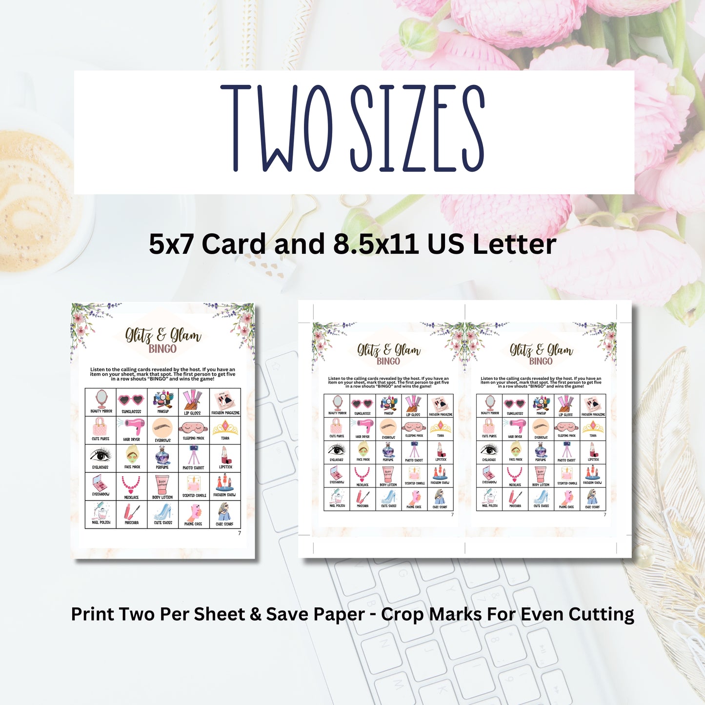Glitz & Glam Party BINGO
