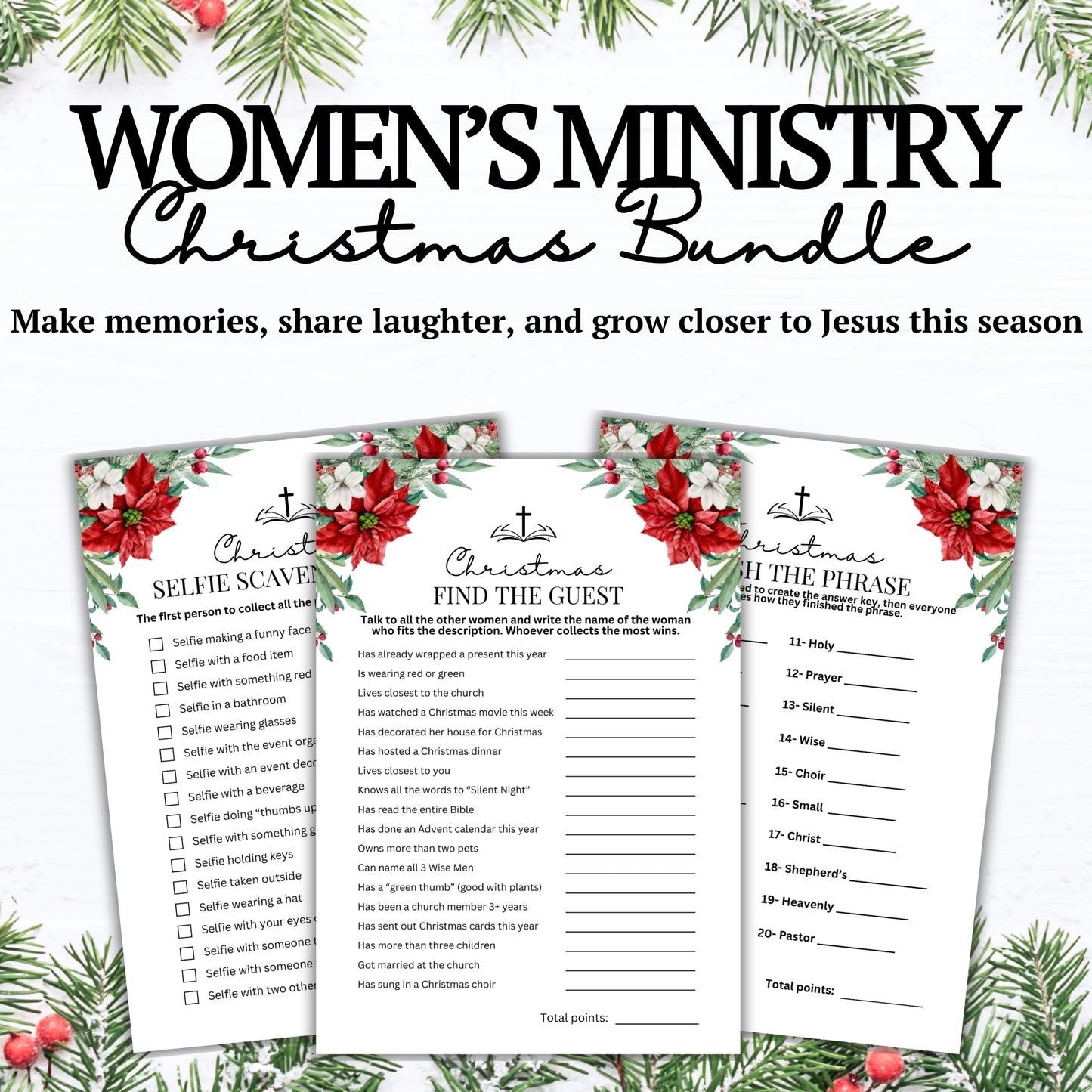 Women's Ministry Christmas Games MEGA Bundle