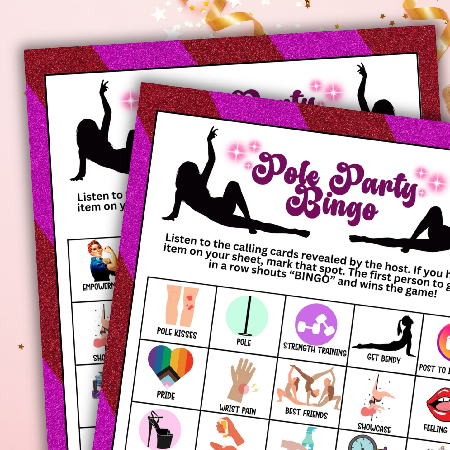 Pole Party BINGO (20 Cards)
