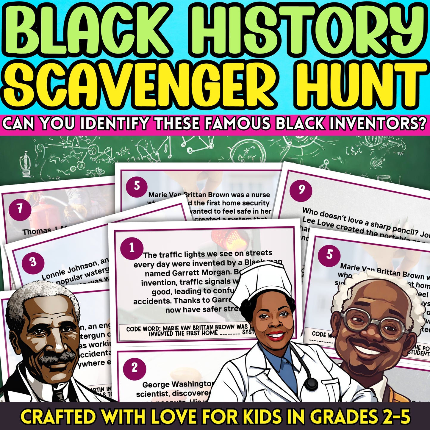 Black Inventors Scavenger Hunt For Kids
