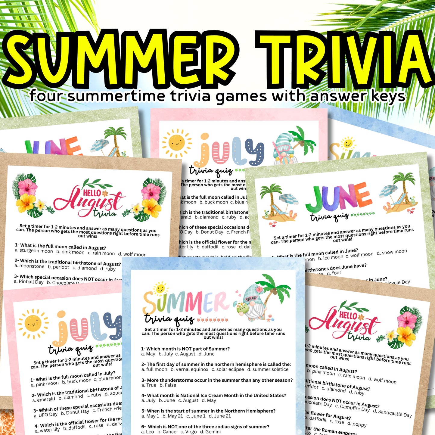 Summer Trivia Bundle