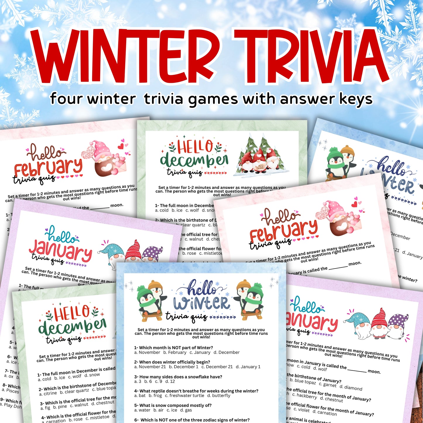 Winter Trivia Bundle