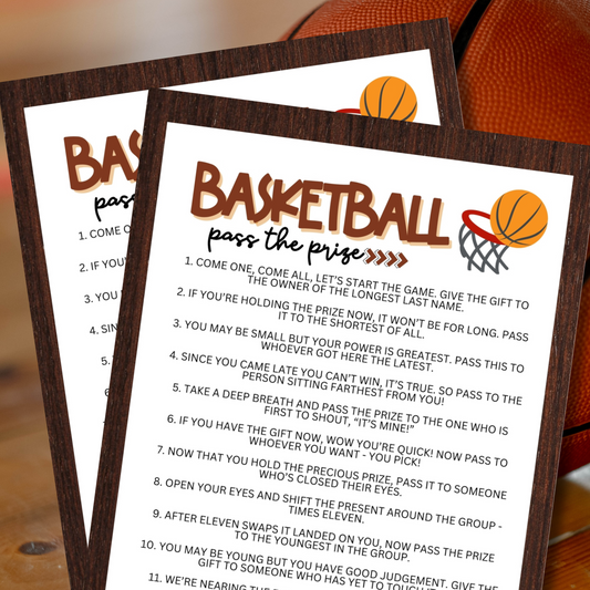 Basketball Pass The Prize