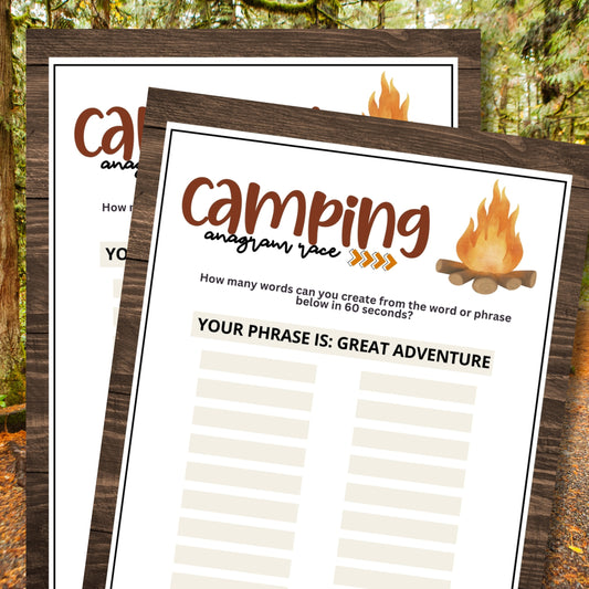 Camping & Road Trip Anagram