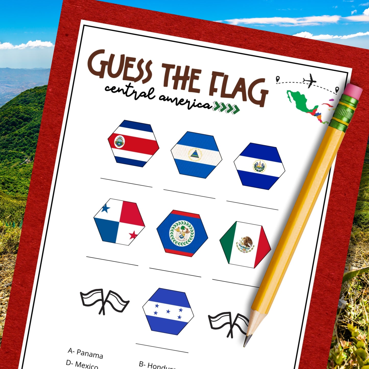 Central America Picture Quiz