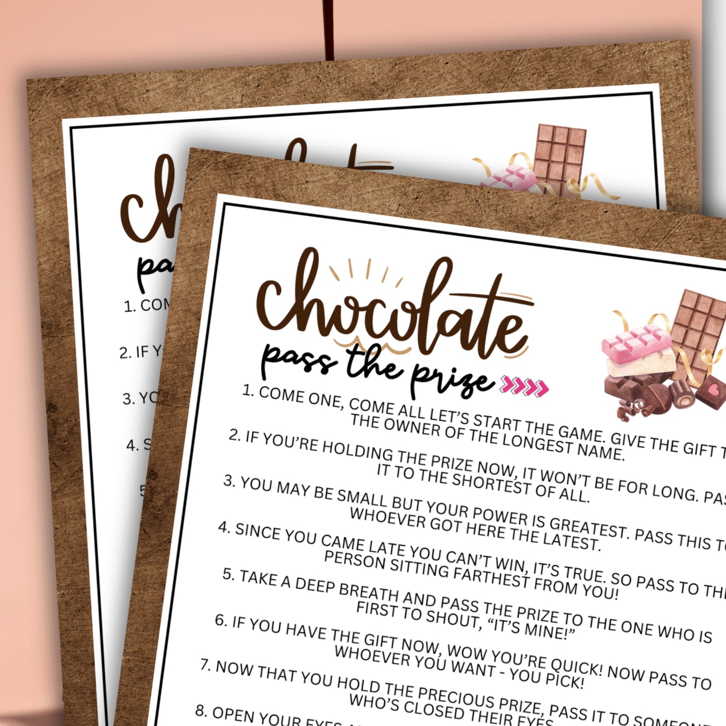 Chocolate Pass the Prize
