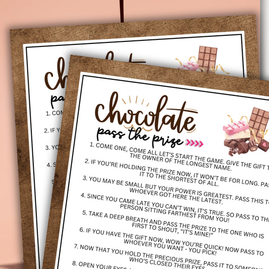 Chocolate Pass the Prize