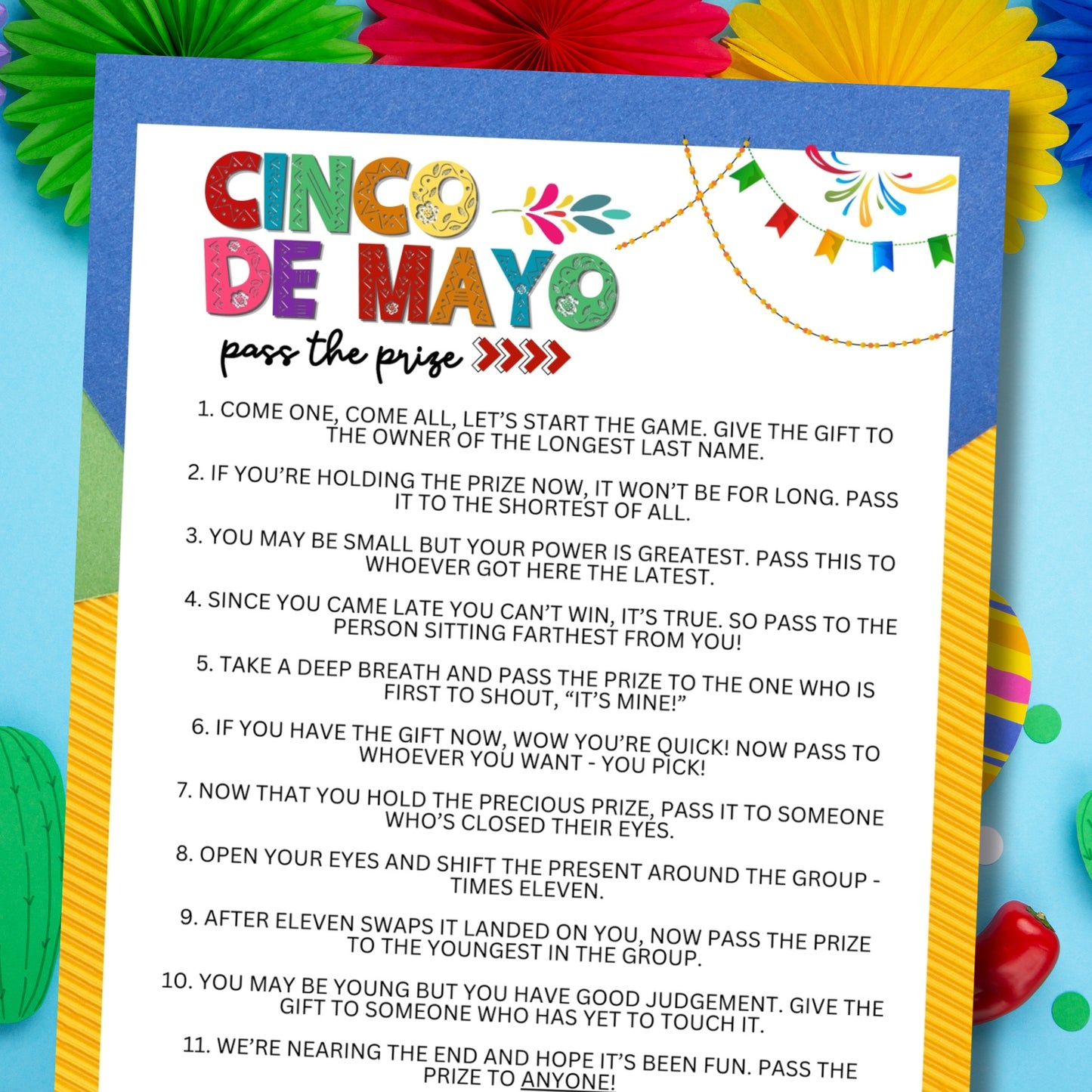 cinco de mayo printable pdf