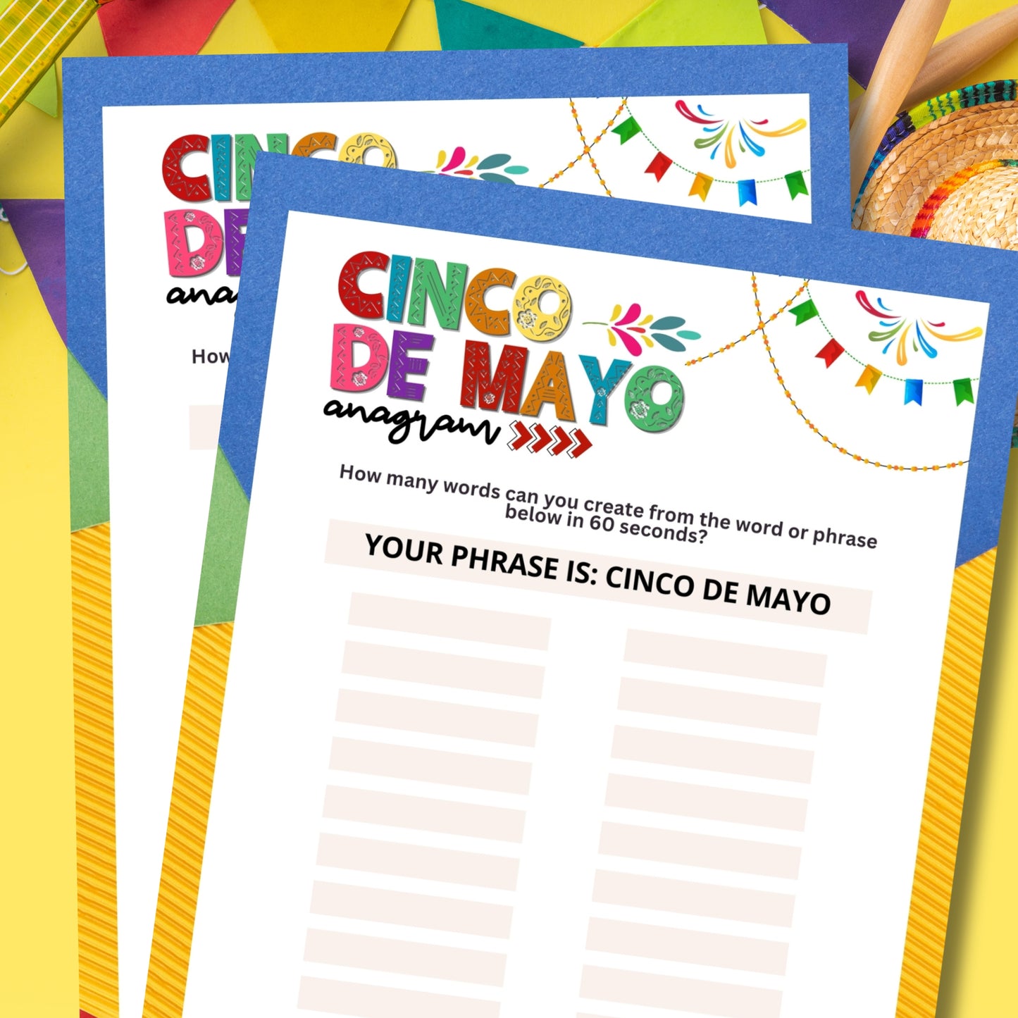 cinco de mayo anagram race