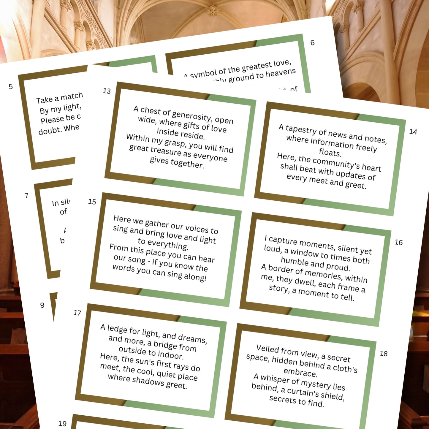 Around The Church Scavenger Hunt