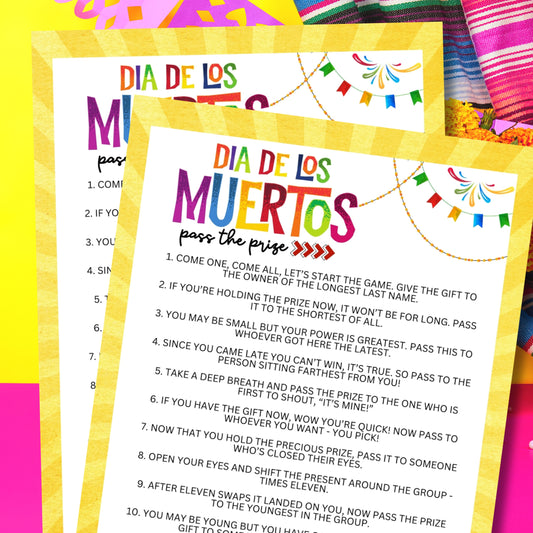 Dia de los Muertos Pass The Prize