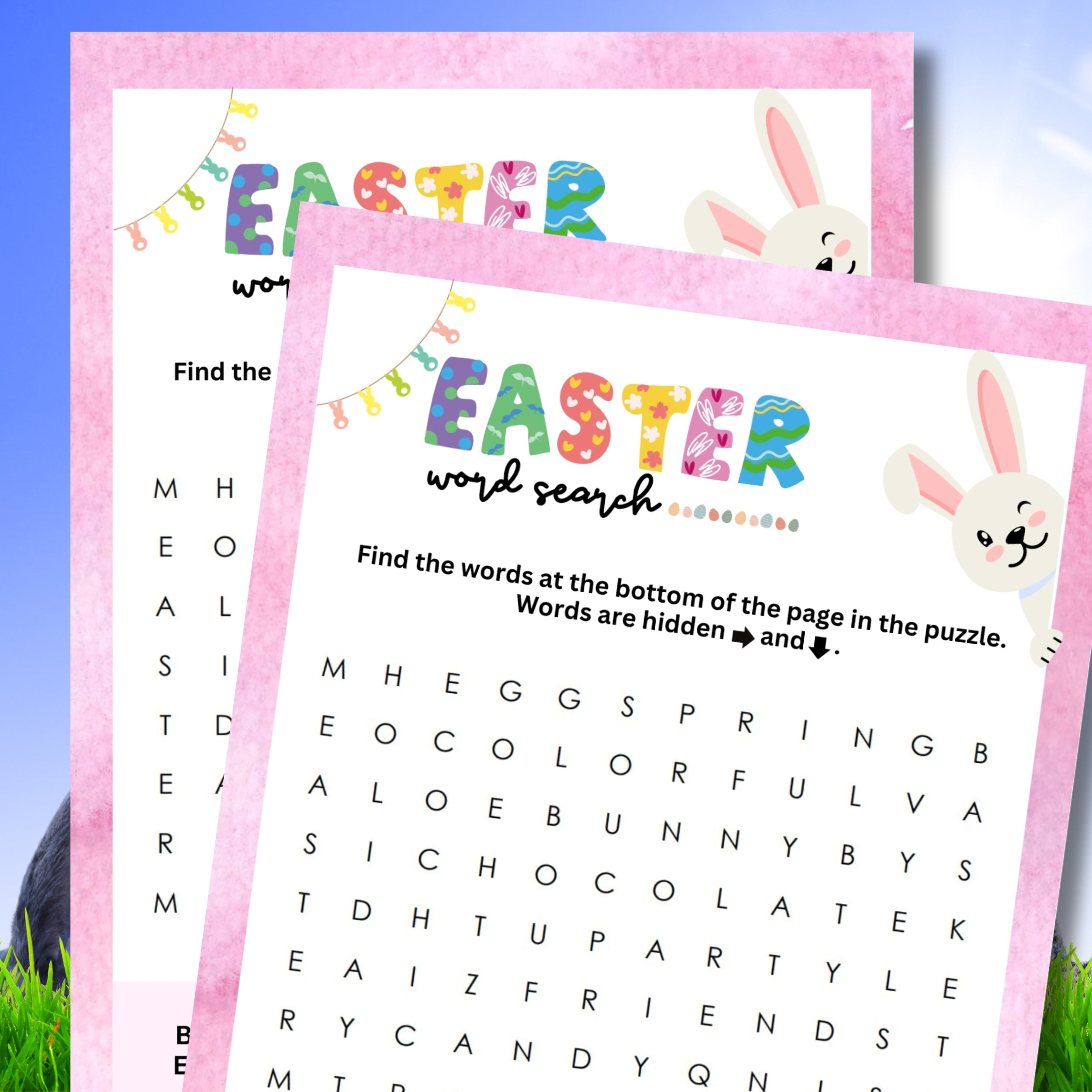 Easter Easy Word Search - Party Prints Press