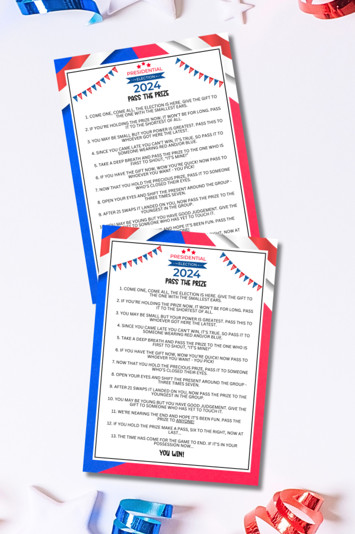 2024 Election Pass The Prize
