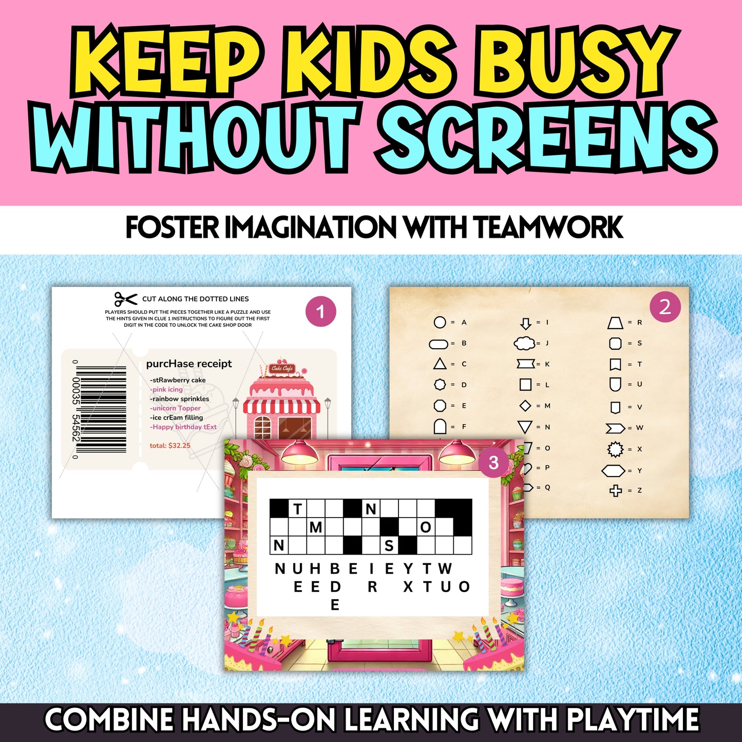 Birthday Cake Escape Room For Girls (Ages 5-8)