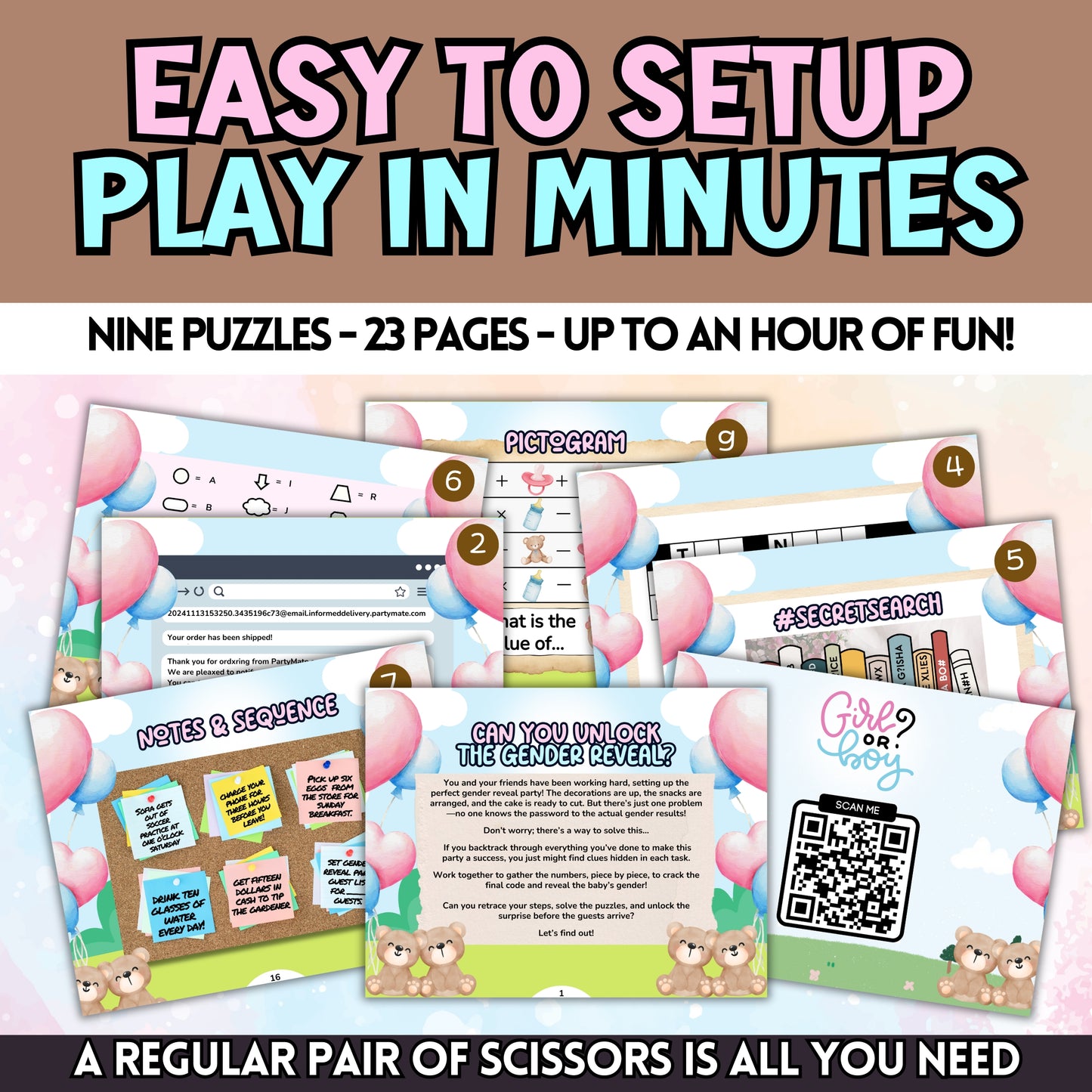 Gender Reveal Escape Room (It's a GIRL!)