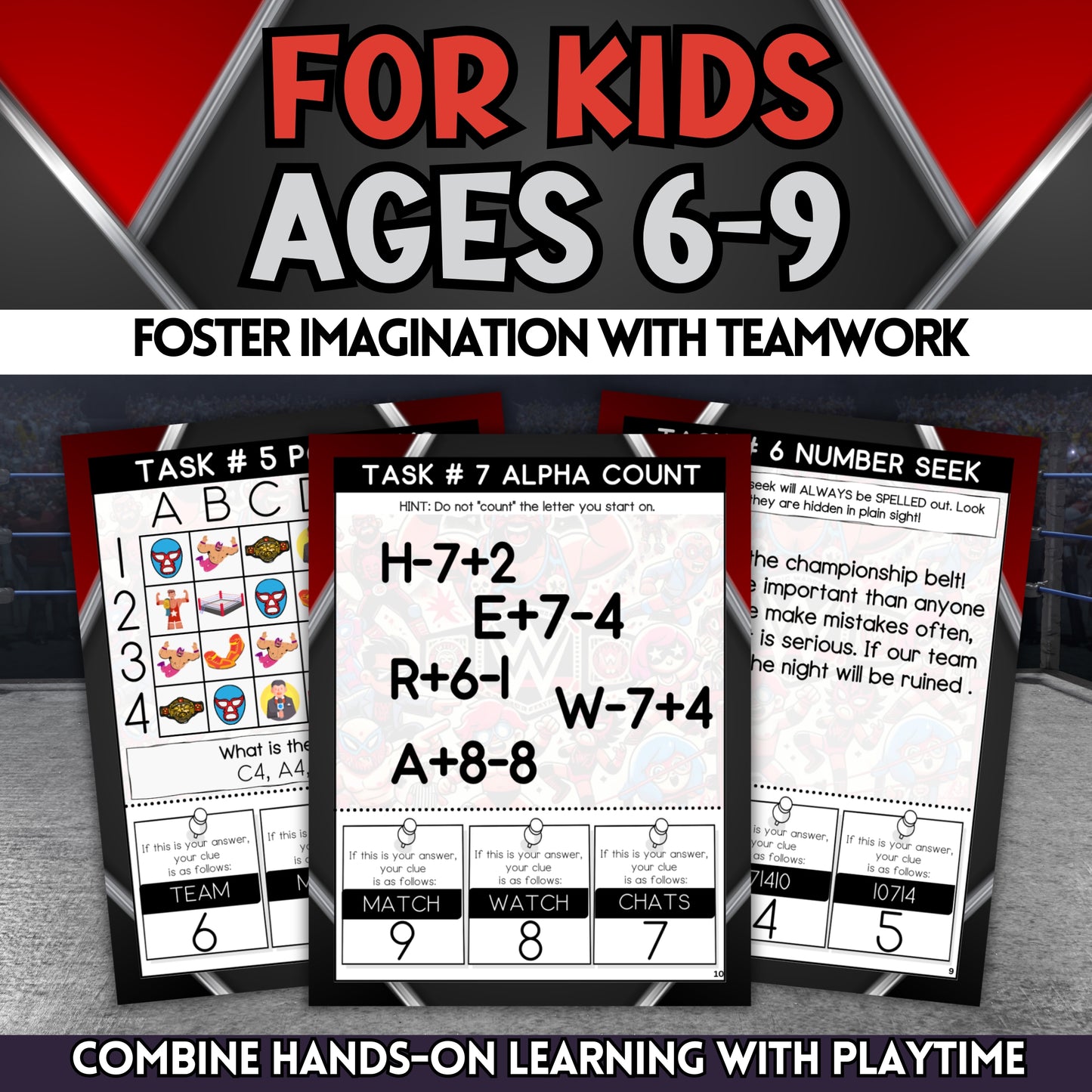 Wrestling Escape Room (Ages 6-9)