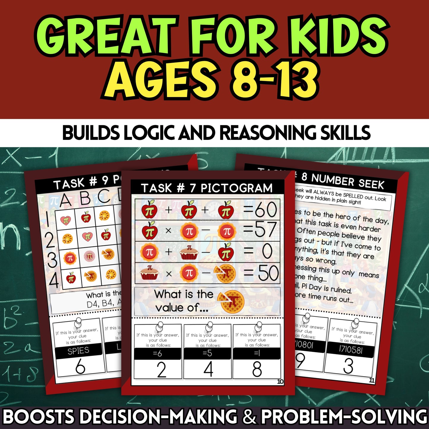 Pi Day Escape Room (Ages 8-13)