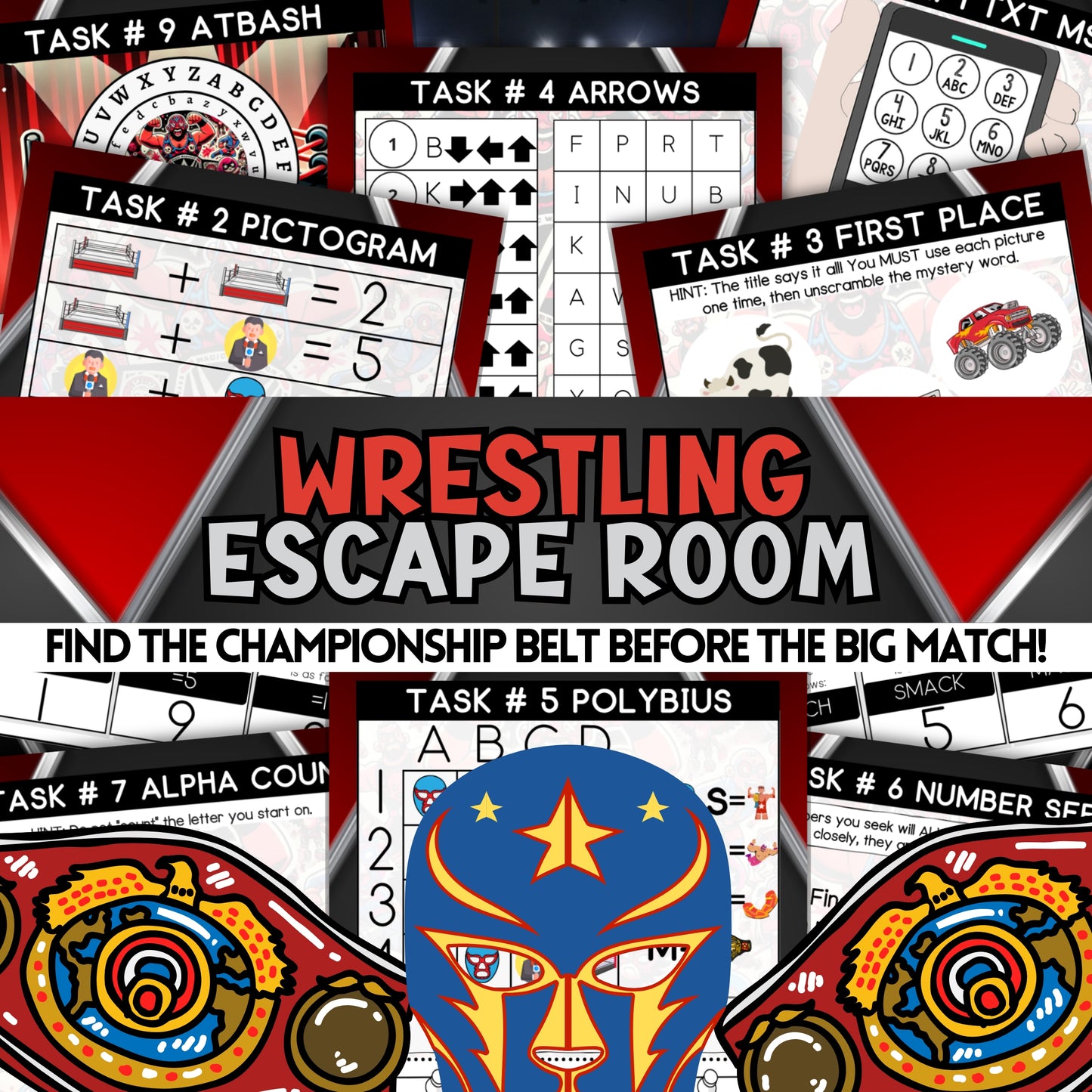 wrestling escape room
