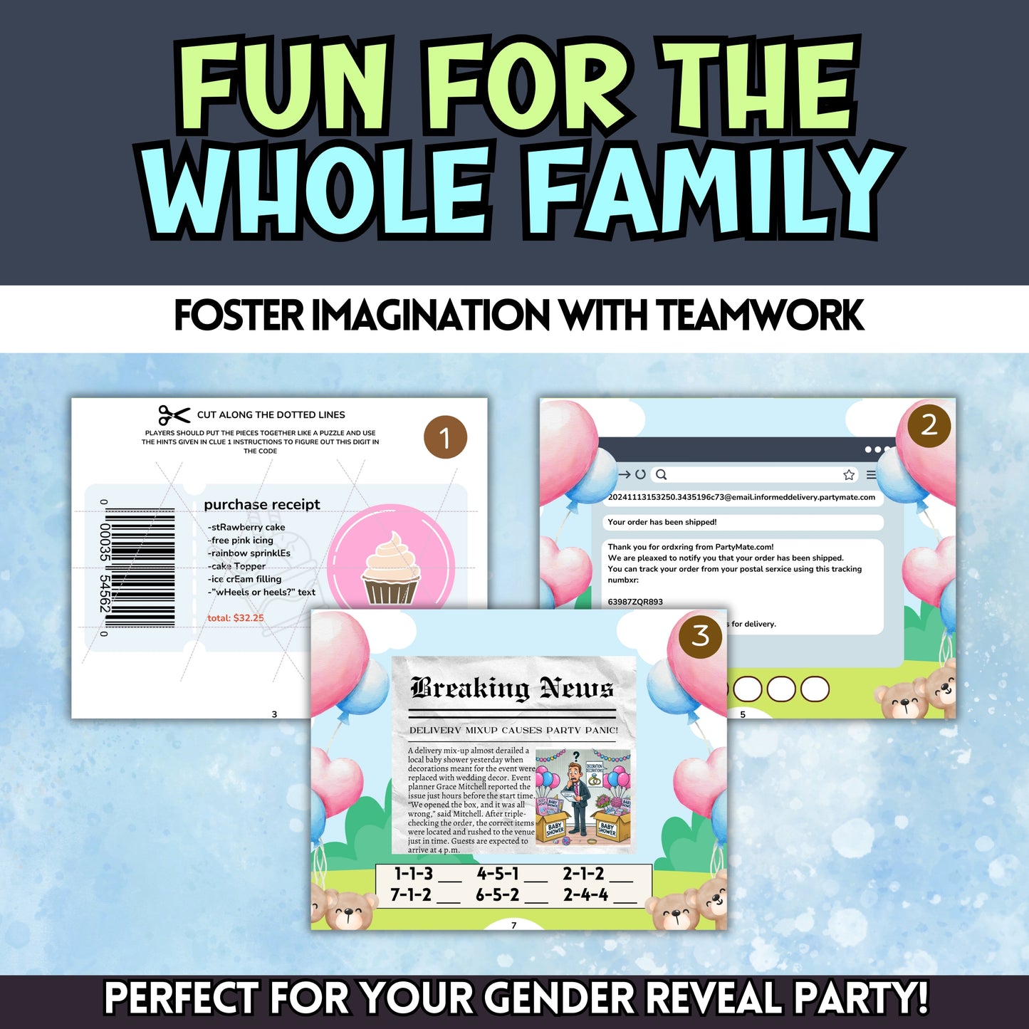 Gender Reveal Escape Room (It's a BOY!)