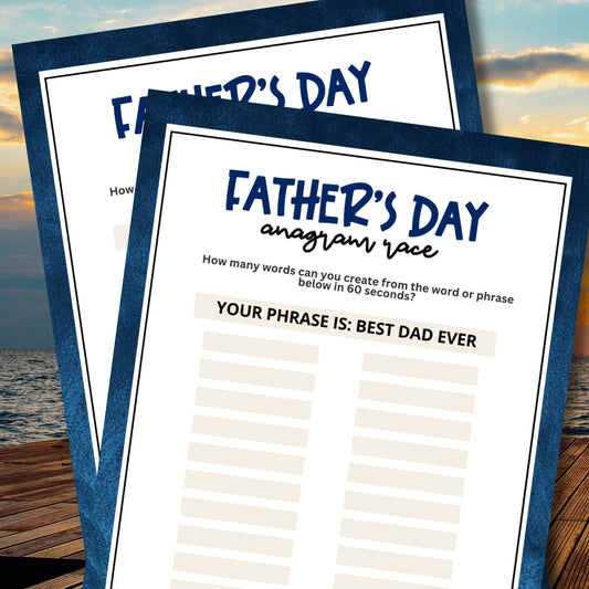 Father's Day Anagram Race