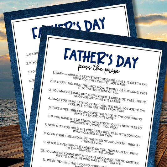 Father's Day Pass The Prize