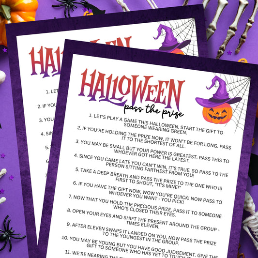 Halloween Pass The Prize