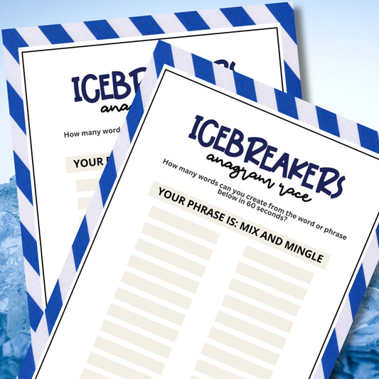 Icebreaker Anagram Race