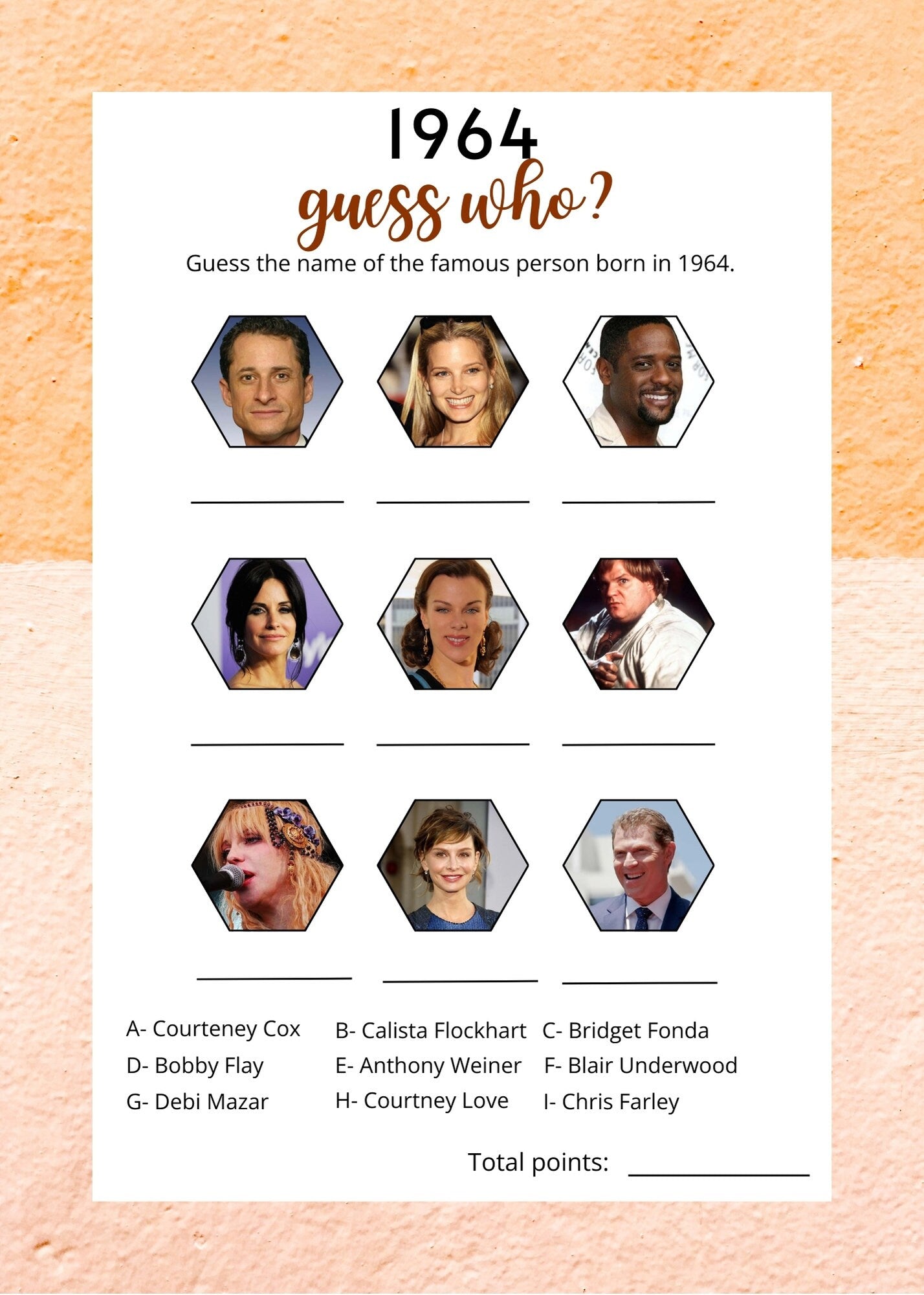 Born in 1964 Trivia Bundle