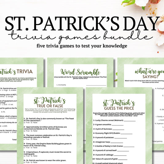 St. Patrick's Trivia Bundle