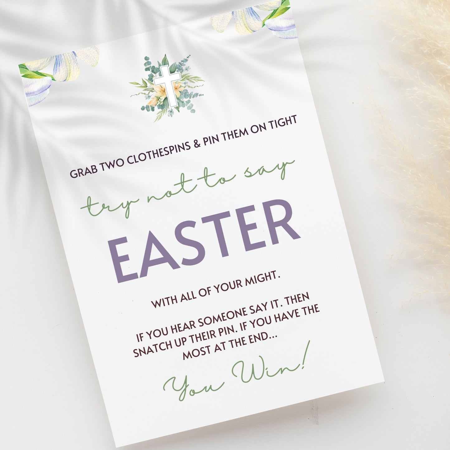 Easter Try Not To Say