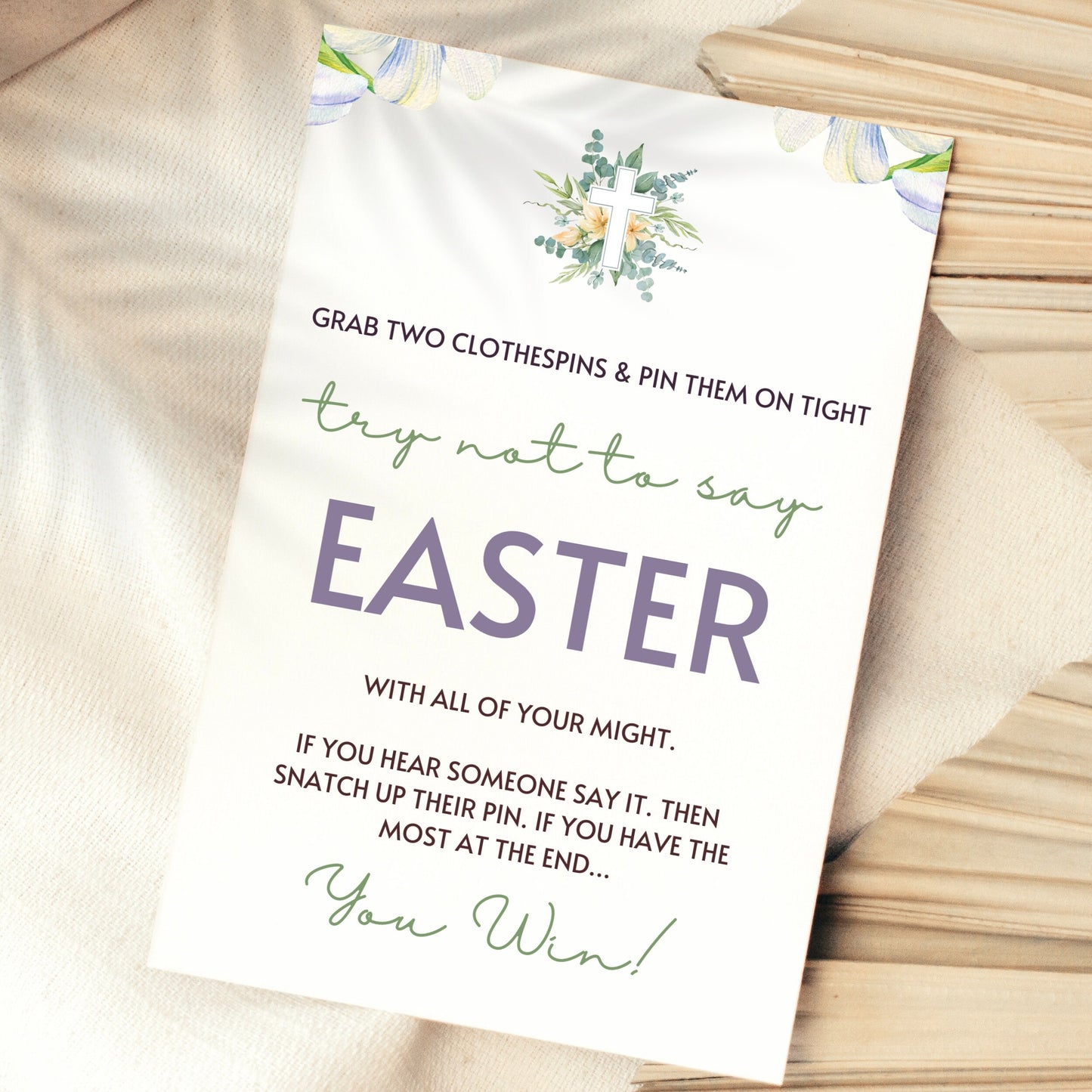 Easter Try Not To Say