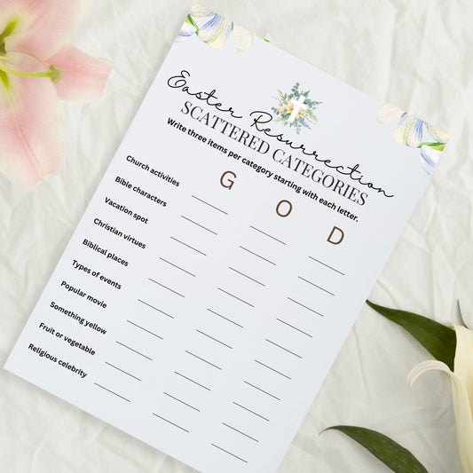 Easter Scattered Categories