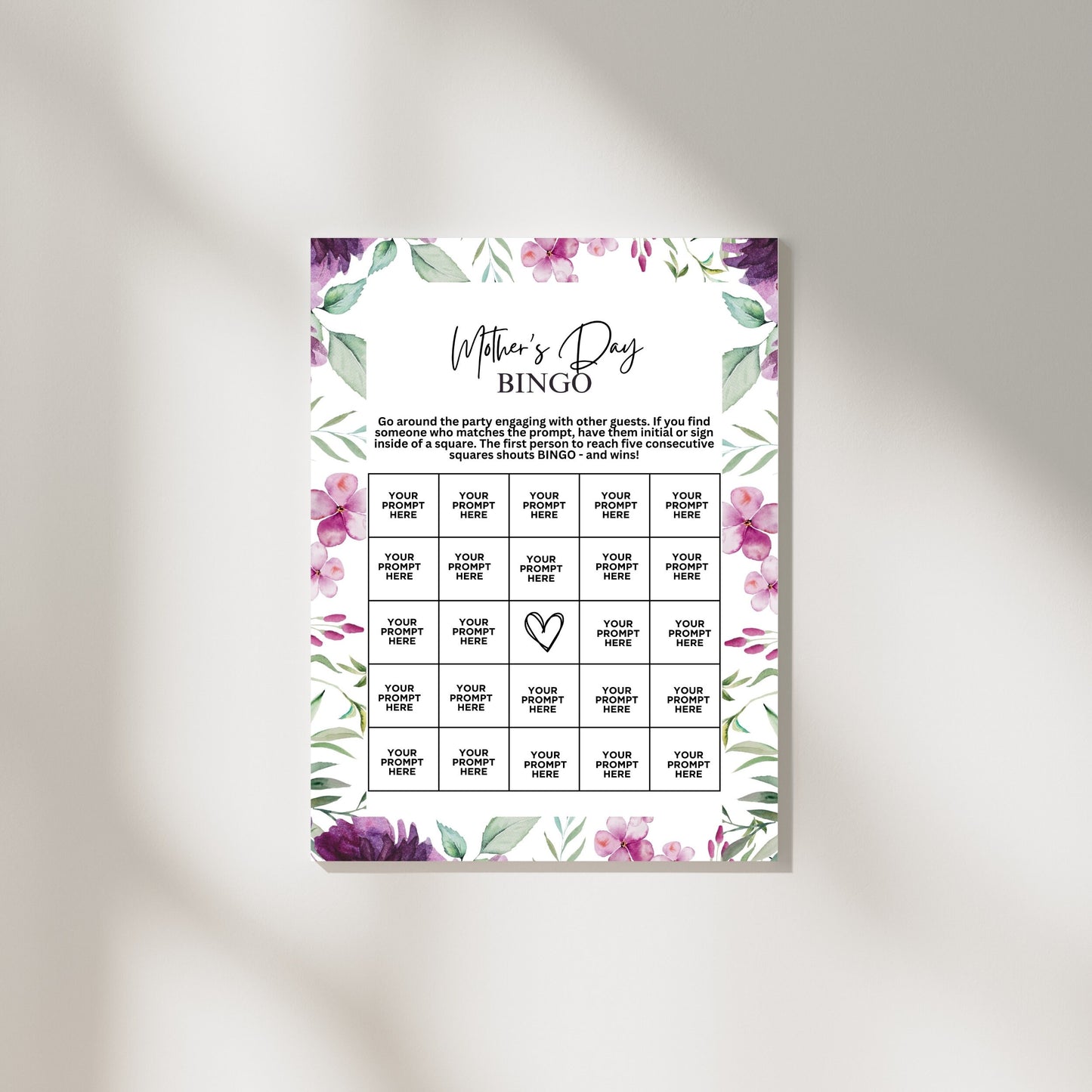 find the guest bingo