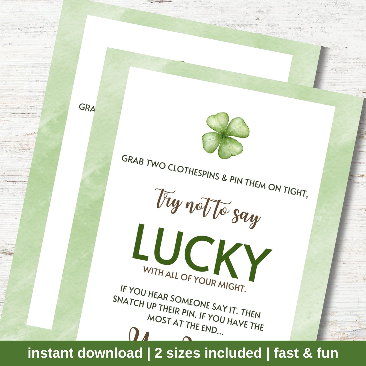 St. Patrick's Try Not To Say